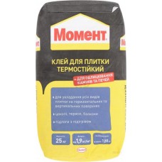Клей для плитки Термостойкий, 25кг МОМЕНТ